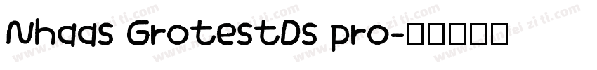Nhaas GrotestDs pro字体转换